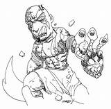 Coloring Pages God War Kratos Drawings Ares Template Getcolorings sketch template