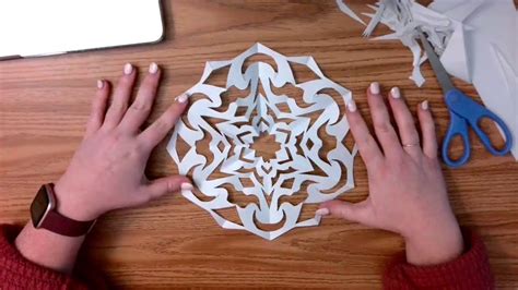 How To Make Paper Snowflakes Youtube