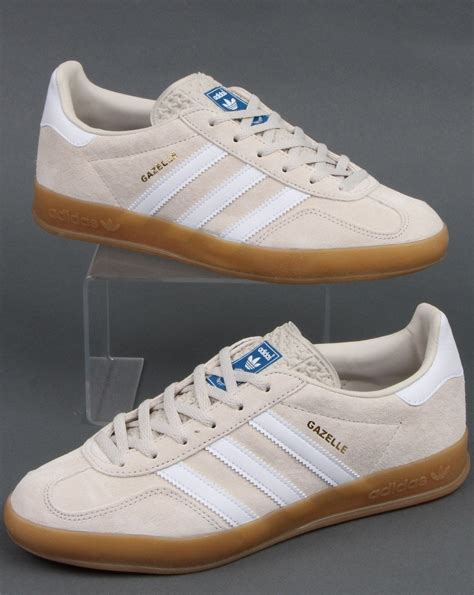 adidas gazelle indoor trainers clear brownwhite  casual classics