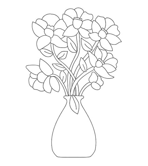 flowers coloring pages momjunction