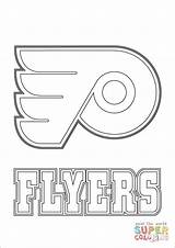 Flyers Coloring Philadelphia Nhl Logo Pages Hockey Printable Supercoloring Sport Book Outline Logos Colouring Color Print Sports Flyer Kids Baseball sketch template