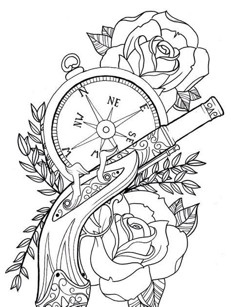 guns  roses coloring pages printable coloring pages