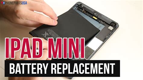 ipad mini battery replacement video guide youtube