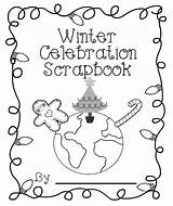 Around Coloring Holidays Pages Christmas Celebration Sheets Scrapbook Winter Getcolorings Color Printable sketch template