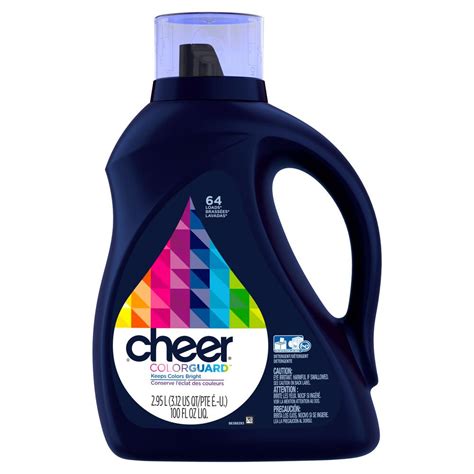 cheer color guard  oz  liquid laundry detergent  load