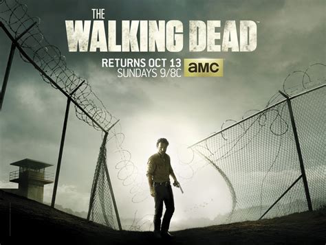 amc releases the walking dead key art for season 4 premiere