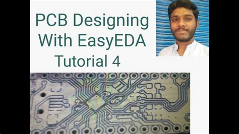 layout designing   power supply circuit single sided pcb pcb designing  easyeda