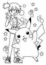 Coloring Misty Pokemon Pages Popular Pikachu Library Clipart Coloringhome sketch template