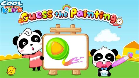 baby panda guess  painting babybus kids games baby panda baby