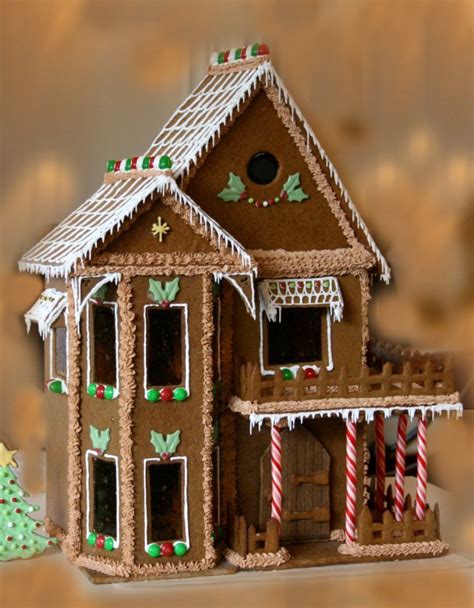 fancy gingerbread house templates