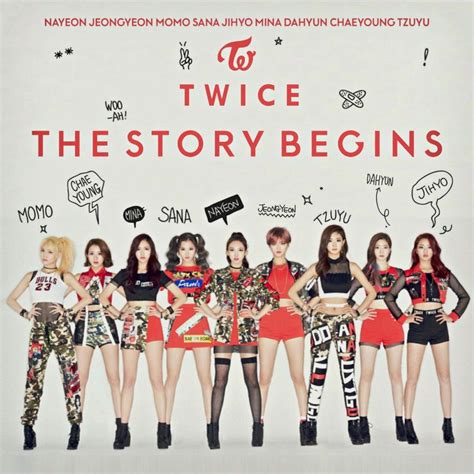 Twice Like Ooh Ahh The Story Begins Album Cover By Lealbum Twice