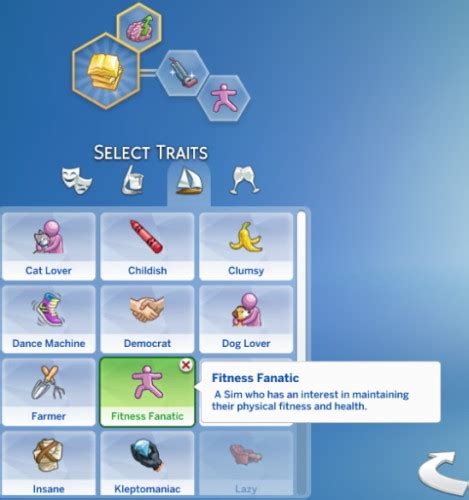 fitness fanatic trait by sims lover at mod the sims sims