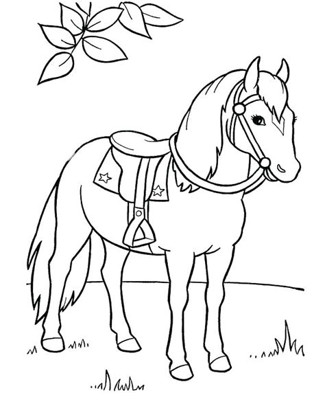 cartoon horse coloring pages  getcoloringscom  printable