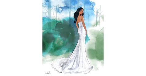 disney s pocahontas wedding dress design see every disney princess
