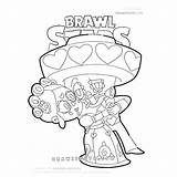 Brawl Stars Poco Coloring Pages Guide sketch template