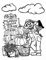 Coloring Pages Pumpkin Patch Color Kids Clipart Fun Skills sketch template