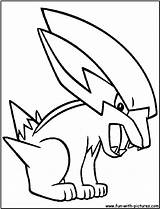 Coloring Electrike Pages Manectric Template Getcolorings sketch template