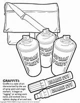 Coloring Pages Hop Hip Rap Paint Spray Books Pray Color Getcolorings Book Chainsaw Library Getdrawings Popular sketch template