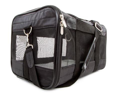 buy sherpa original deluxe travel bag pet carrier airline approved  board mesh panels