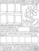 Hatching Shading sketch template
