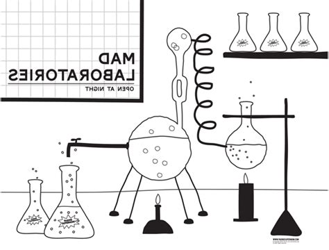 mad scientist laboratory coloring page paging supermom mad