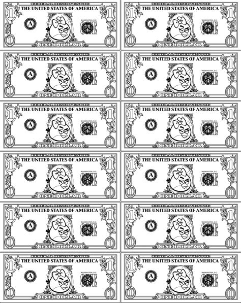 printable money coloring pages