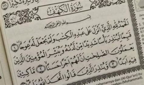 Jumat Berkah Baca Surat Al Kahfi Lengkap Teks Arab Latin Dan Artinya