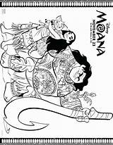 Moana Coloring Pages Te Fiti Color Print Template Coloring2print sketch template
