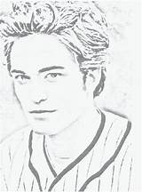 Coloring Edward Pages Twilight Cullen Colouring Popular sketch template