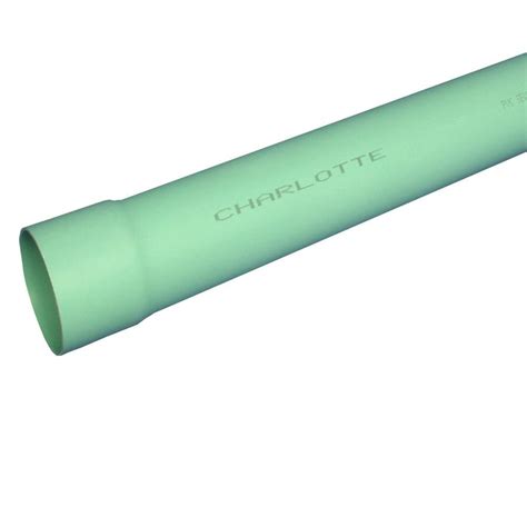 charlotte pipe 6 in x 10 ft sewer main pvc pipe at