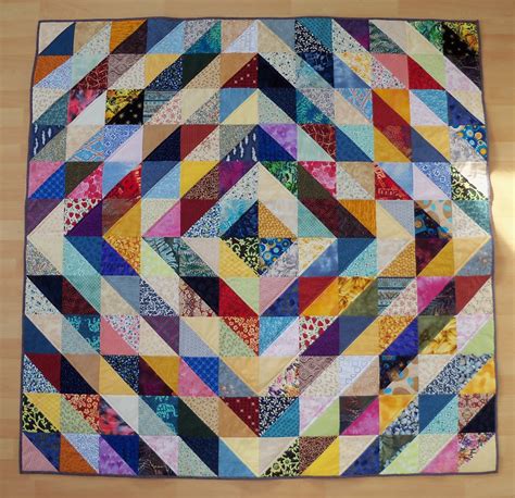 sew lovely  quilt  square triangles