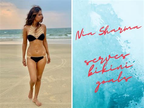 Nia Sharma Bikini Pics Nia Sharma Looks Smoking Hot In Black And