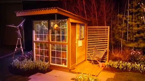 tiny art studio cabin designed  tree house usetiny house workshop youtube