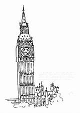 London Tower Clock Coloring Pages Beautiful Netart Ben Big Kids sketch template