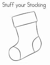 Coloring Stocking Pages Stuff Printable Noodle Twisty Print Getdrawings sketch template