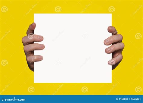 hands holding sign stock image image  hand white message