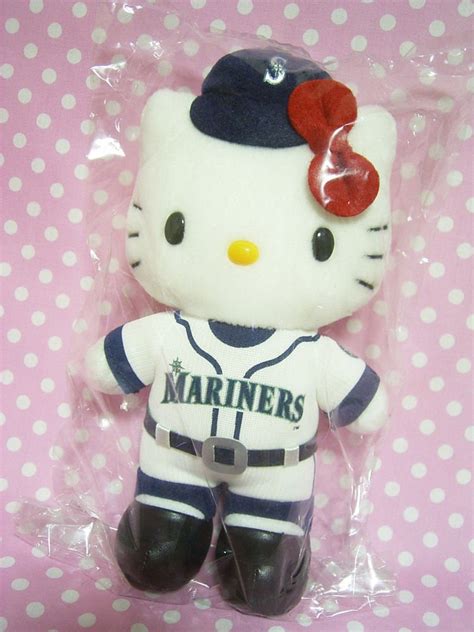 Hello Kitty Major League Baseball Seattle Mariners Plush Doll Sanrio