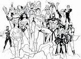 Coloring Pages Justice Dc League Comics Young Printable Colorings Getdrawings Unlimited Social Getcolorings Print Color sketch template