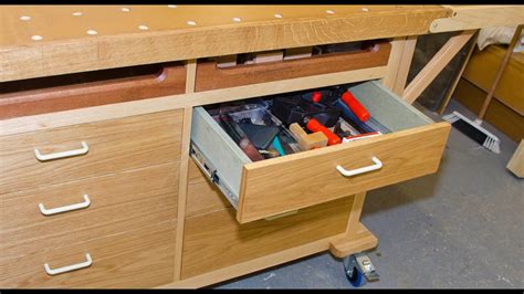 mobile bench project    simple drawers part