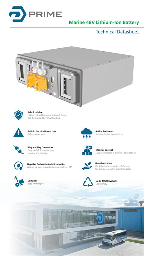 automotive marine battery pack prime batteries technology