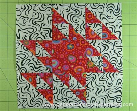 cats cradle quilt block step  step instructions   sizes