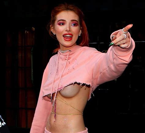 bella thorne constantly flashing her fake boobs scandal