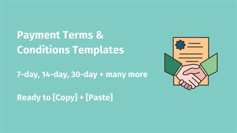 payment terms  conditions templates    copy