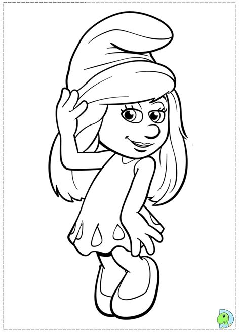 smurfs coloring pages caleb  printables