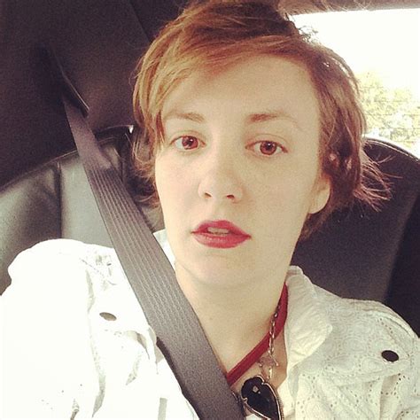 lena dunham snapped a selfie while heading to the set of girls celebrities couldn t stop
