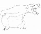 Baloo Skecth Coloring Pages sketch template