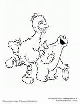 Bird Big Coloring Pages Muppet Books Library Baby Popular sketch template