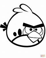 Angry Birds Bird Red Coloring Pages Drawing Clipart Printable Draw Supercoloring Popular sketch template