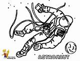 Coloring Astronaut Space Kids Shuttle Yescoloring Pages sketch template