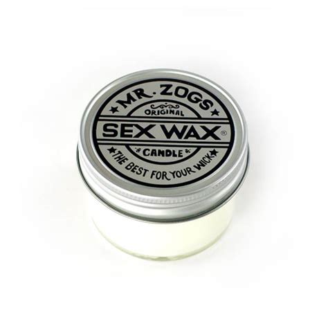 mr zogs sex wax sexwax candle 4oz coconut